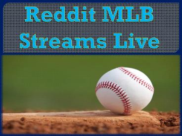 Home Run Moments on Reddit MLB Stream post thumbnail image